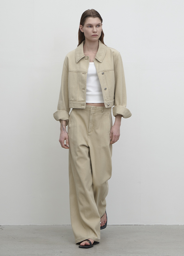 (BL-4189)KYN SLEEVELESS LAYERED OVERFIT SHIRT Korea