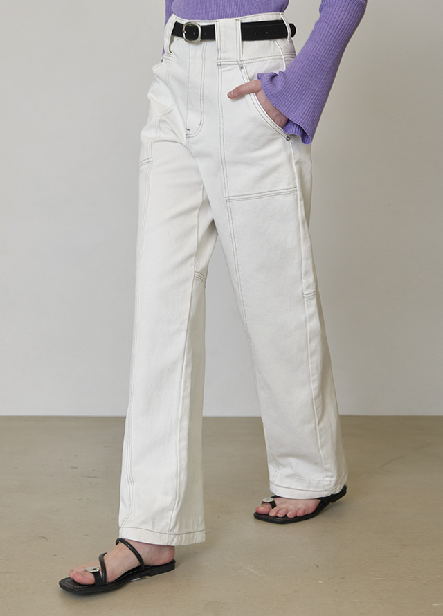 (ZT-6757)SHERIN SLIM U-NECK KNIT Korea