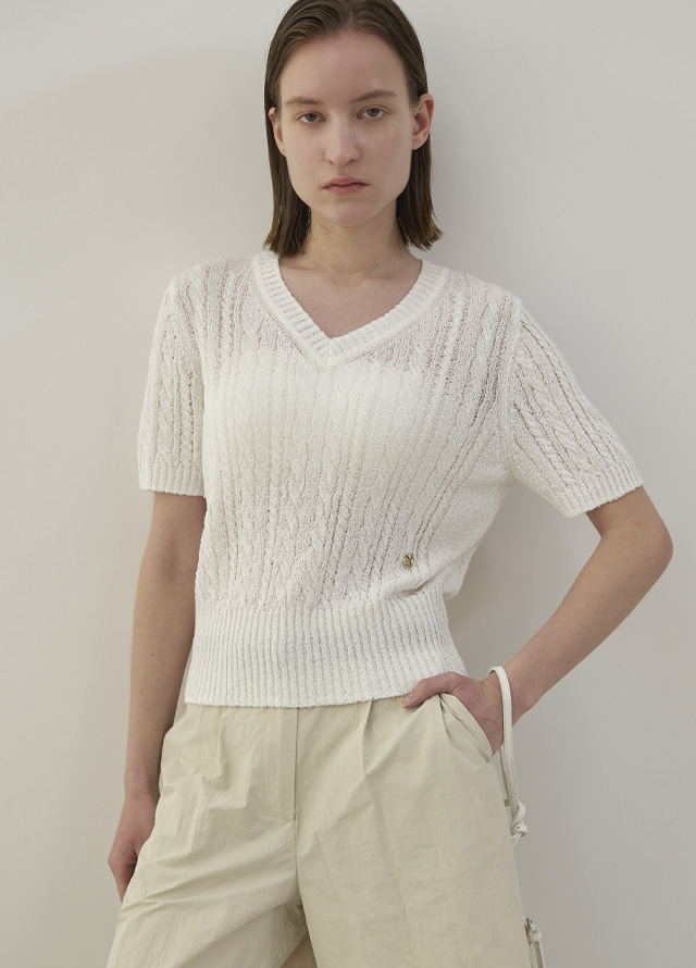 (PT-5530)ESSENTIAL DRONA SET-UP BERMUDA PANTS Korea