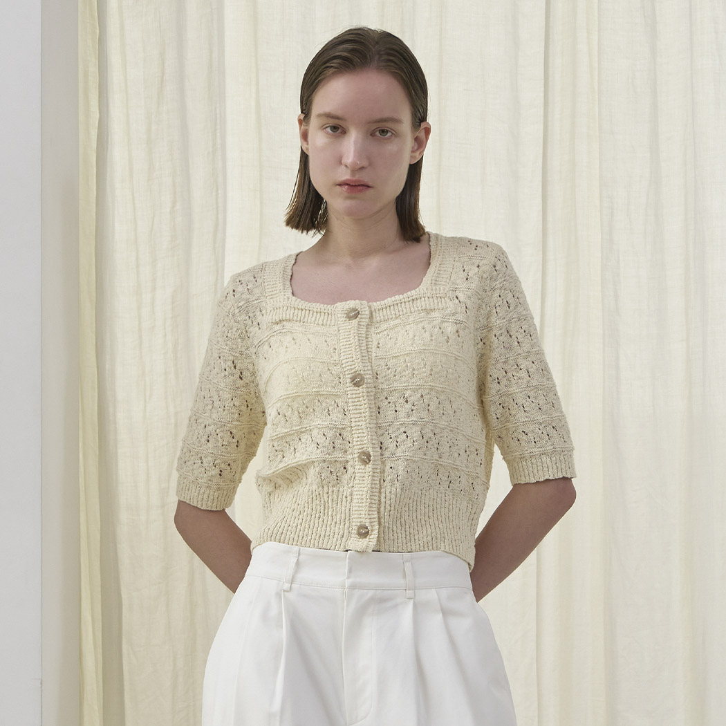 (CD-2117)SANDY SCASHI KNIT CARDIGAN