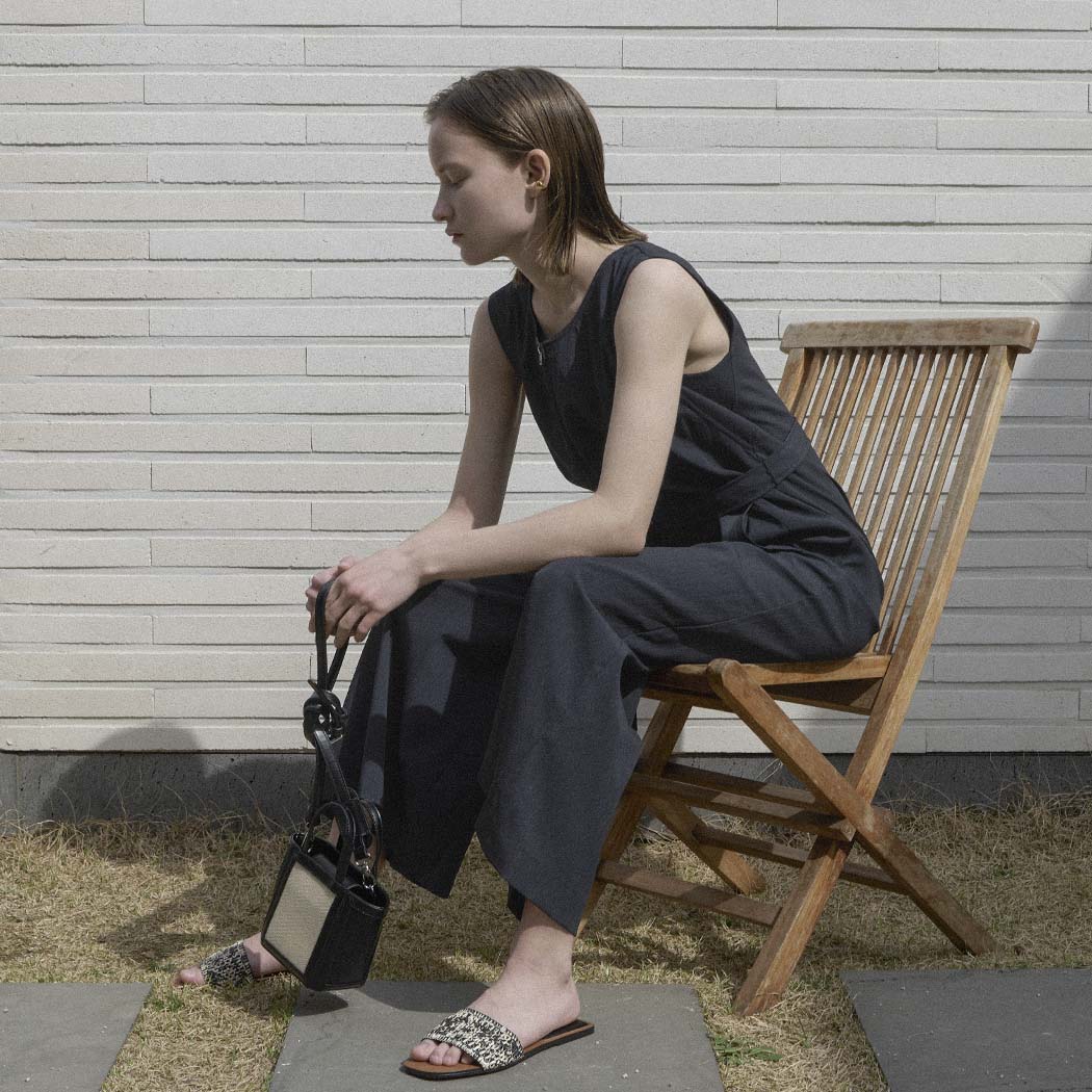 (OP-6182)ELLIE ZIP-UP JUMPSUIT S