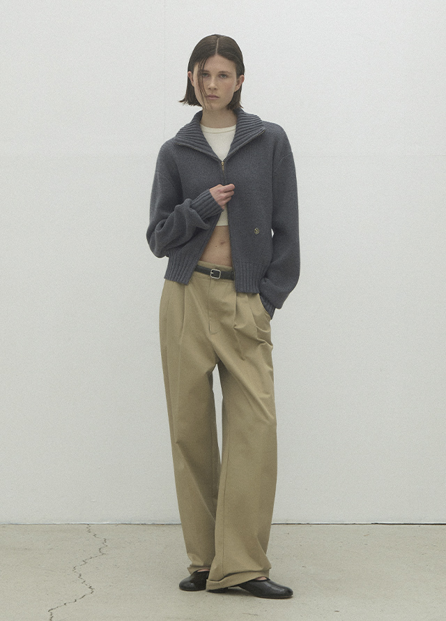 (JK-2968)ESSENTIAL SOLID SET-UP JACKET Korea