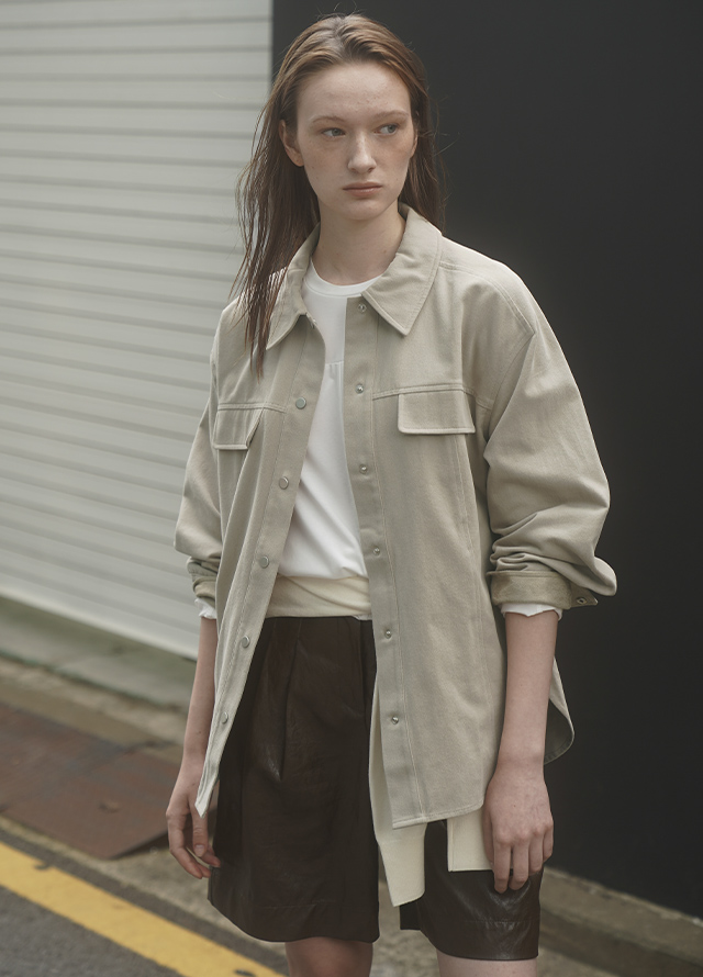 (T-6888)LAWEN SECTION TEE Korea
