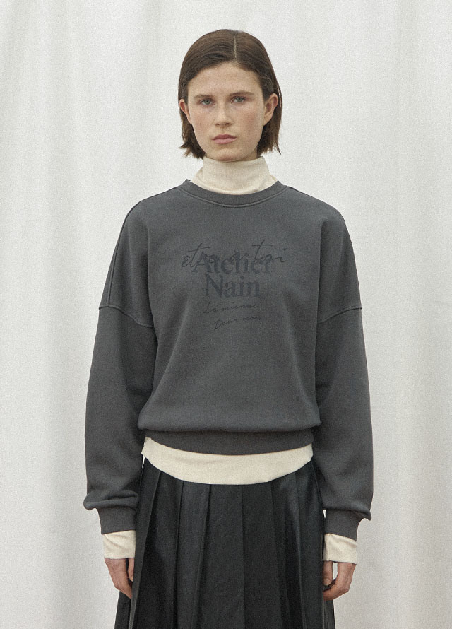 (ZT-6935)ESSENTIAL SOFT DRAPE NECK TEE Korea