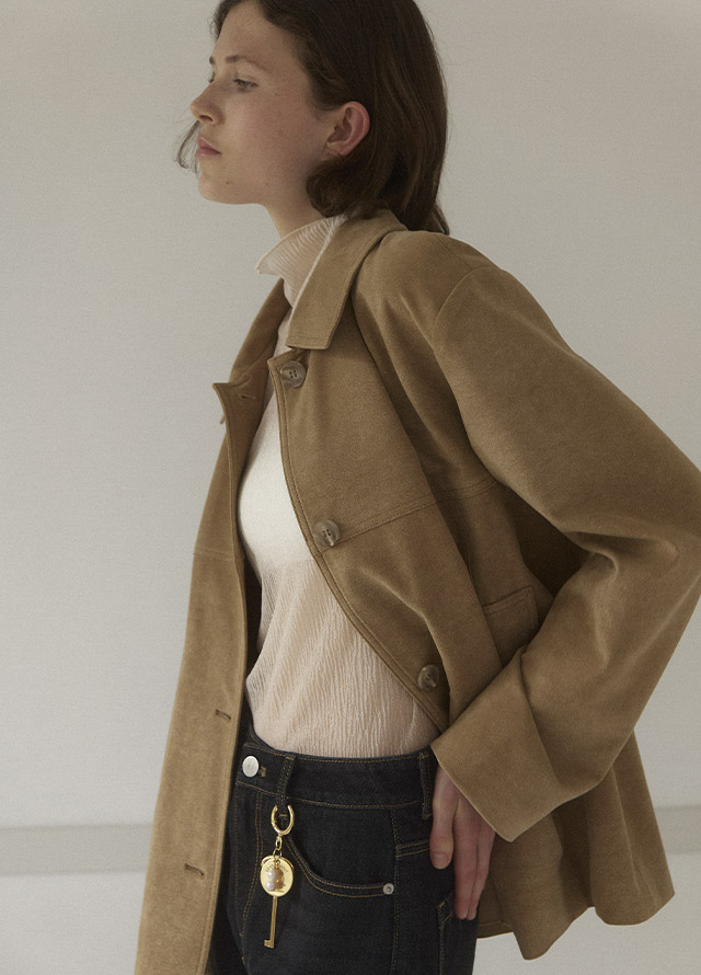 (BL-4254)ELLY CROP SHIRTS Korea