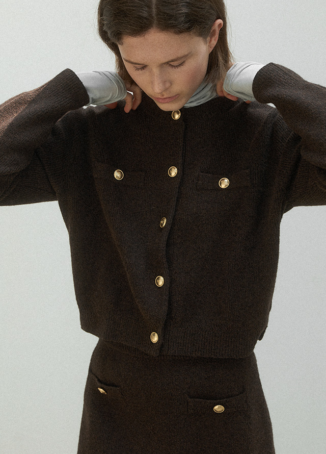 (CT-1446)CORDUROY COLLAR OVERFIT COAT Korea
