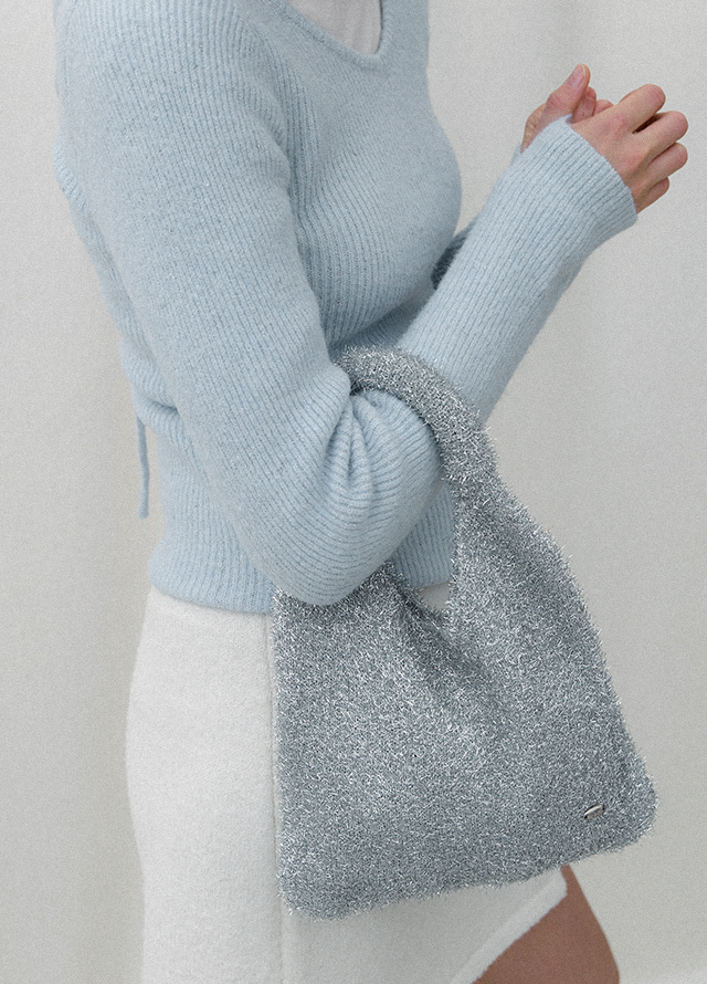 (T-6973)GLAM LIGHT STRAP KNIT Korea