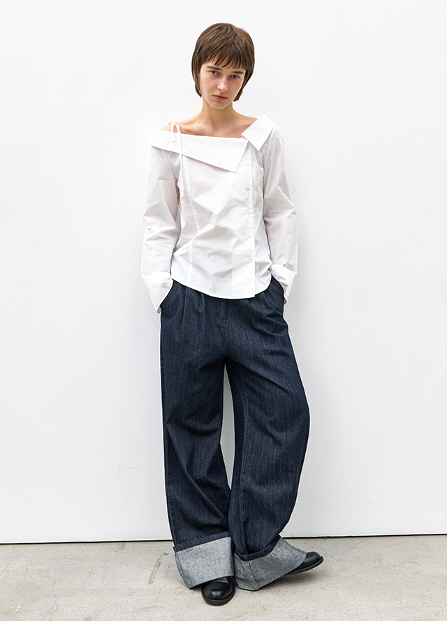 (Z-PT-5626)DEMAGE WASHING DENIM PANTS Korea