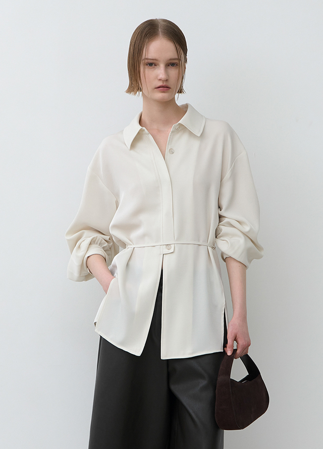 (PT-5618)LEATHER BERMUDA PANTS Korea