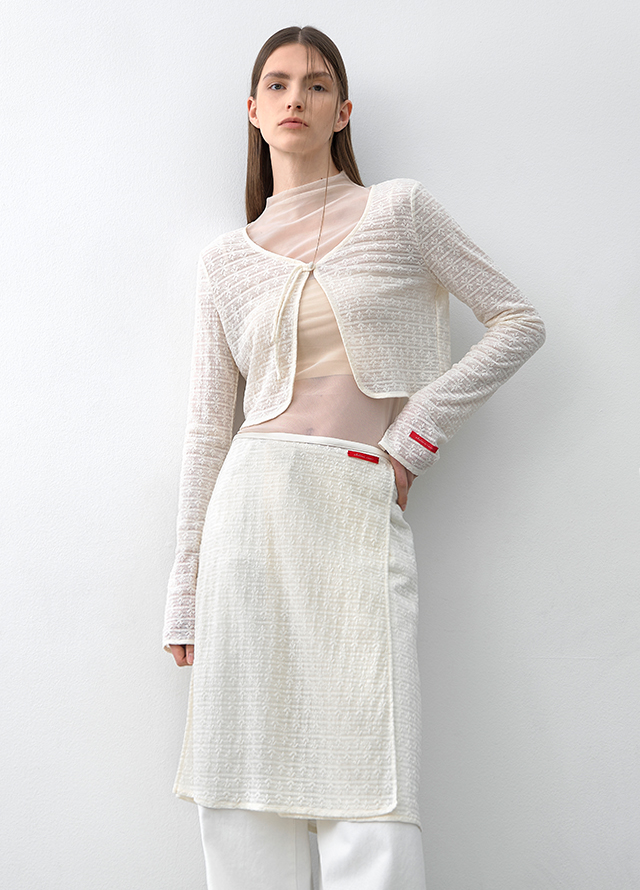 (SK-4994)KYLIE RIBBON LAYERED SKIRT Korea