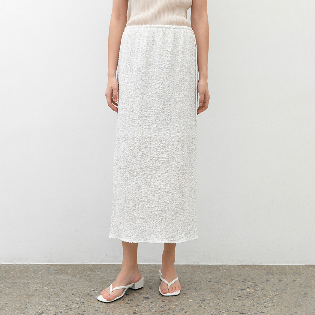 (SK-5014)WRINKLE STRING SKIRT
