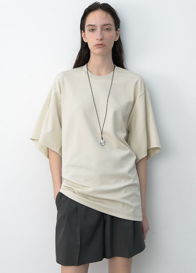 (PT-5669)ROSEE SET-UP TUCK PANTS Korea