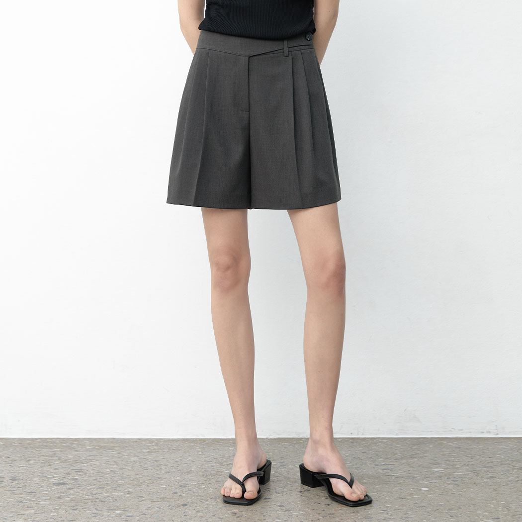 (PT-5669)ROSEE SET-UP TUCK PANTS