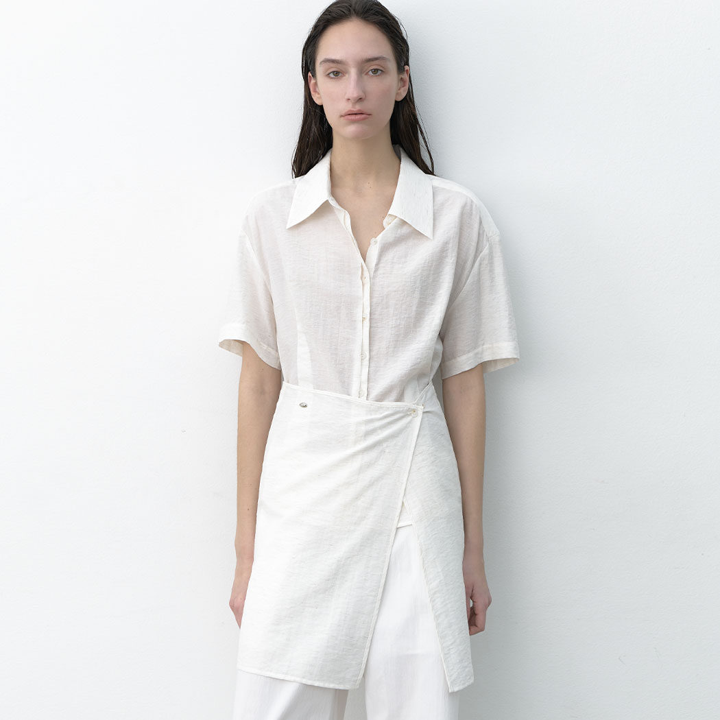 (BL-4328)ROA LAYERD SKIRT SHIRT S
