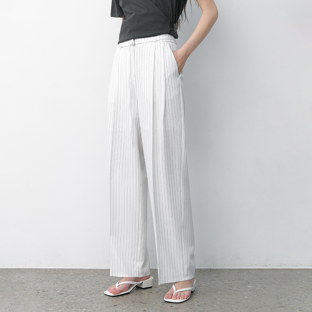 (PT-5662)ESSENTIAL ROGER STRIPE PANTS S