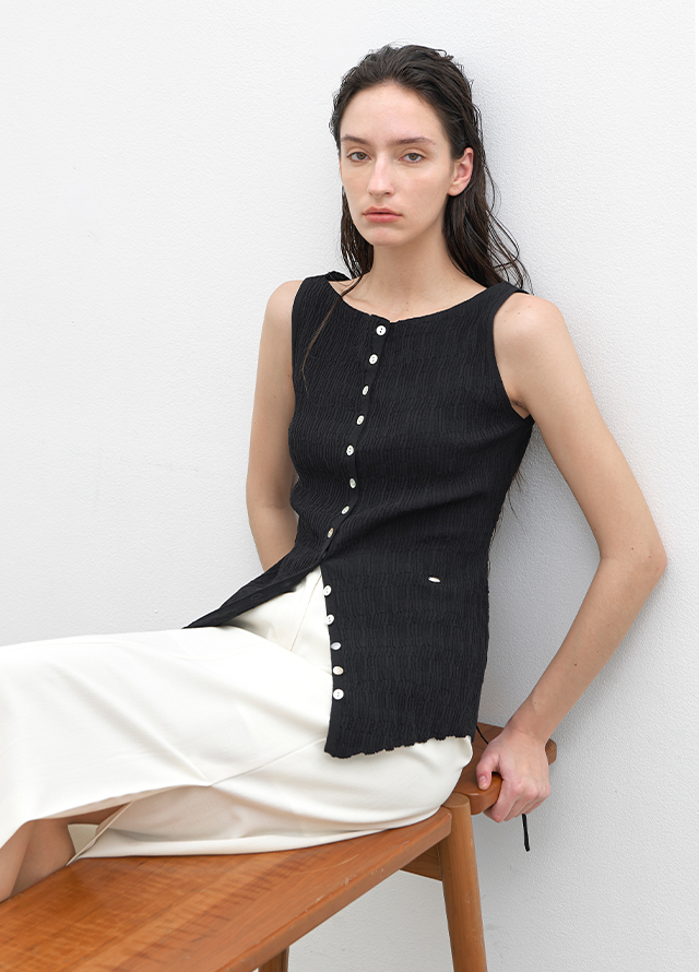 (SK-5022)ESSENTIAL TAS SET-UP LONG SKIRT Korea
