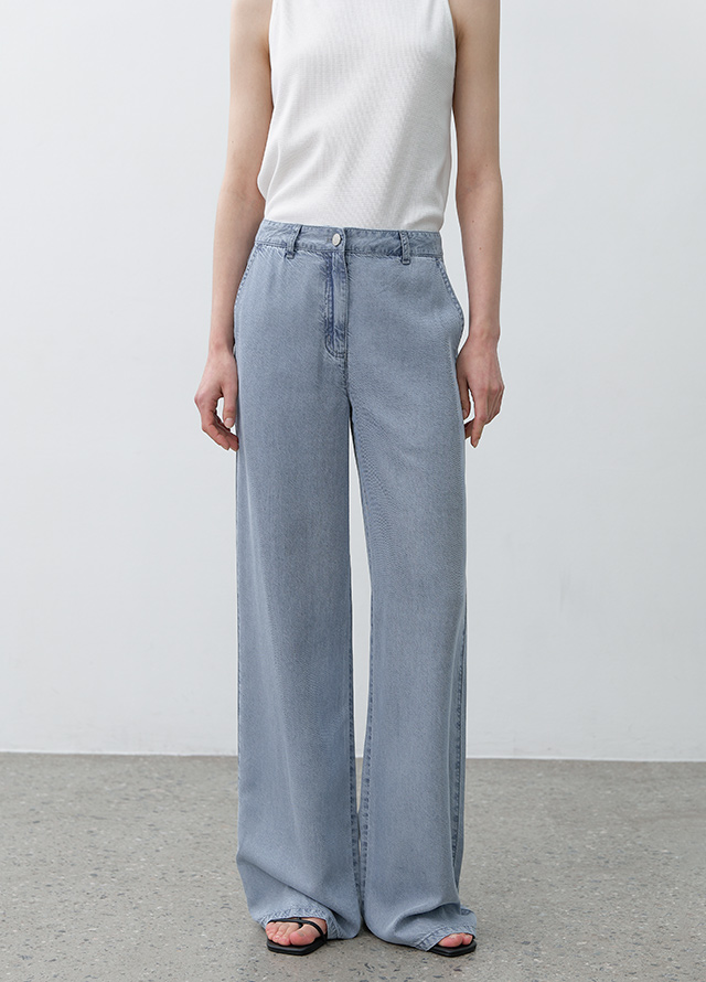 (ZT-6930)ESSENTIAL SOLID SLEEVELESS TEE Korea