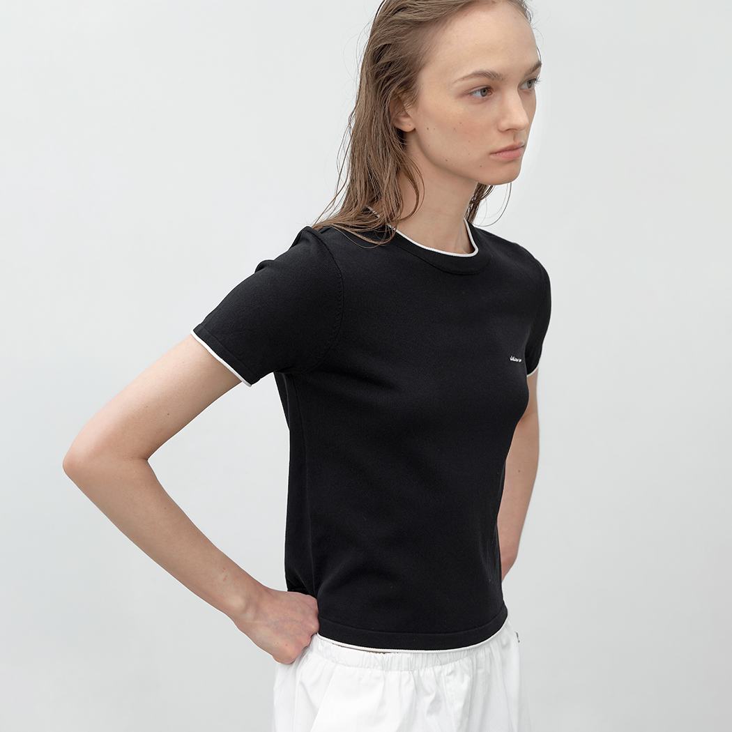 (T-7065)SELMA KNIT TEE