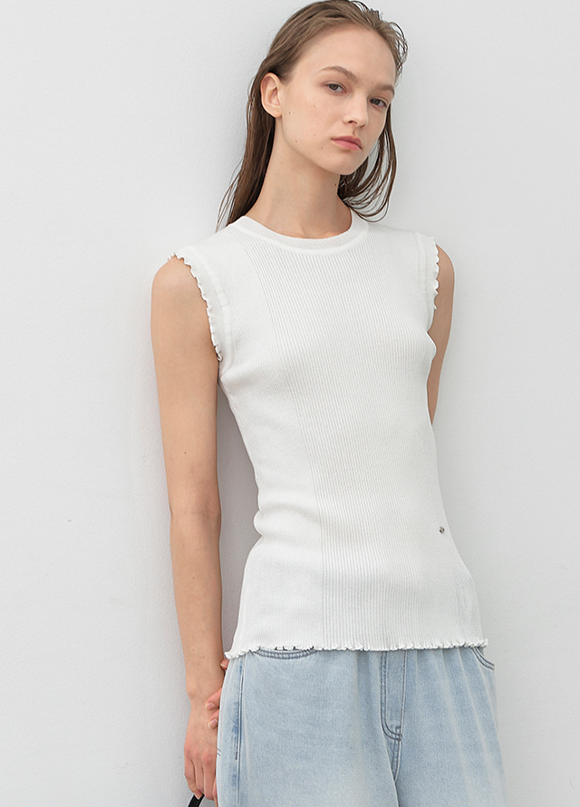 (PT-5639)BANDING STRING ICE WIDE DENIM Korea