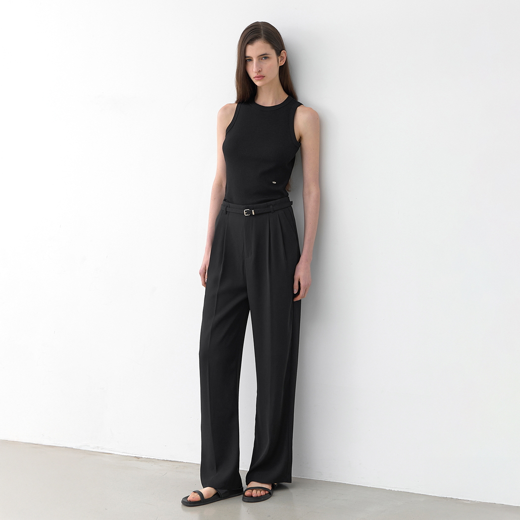 (PT-5680)CLASSIC BELT SET PANTS S