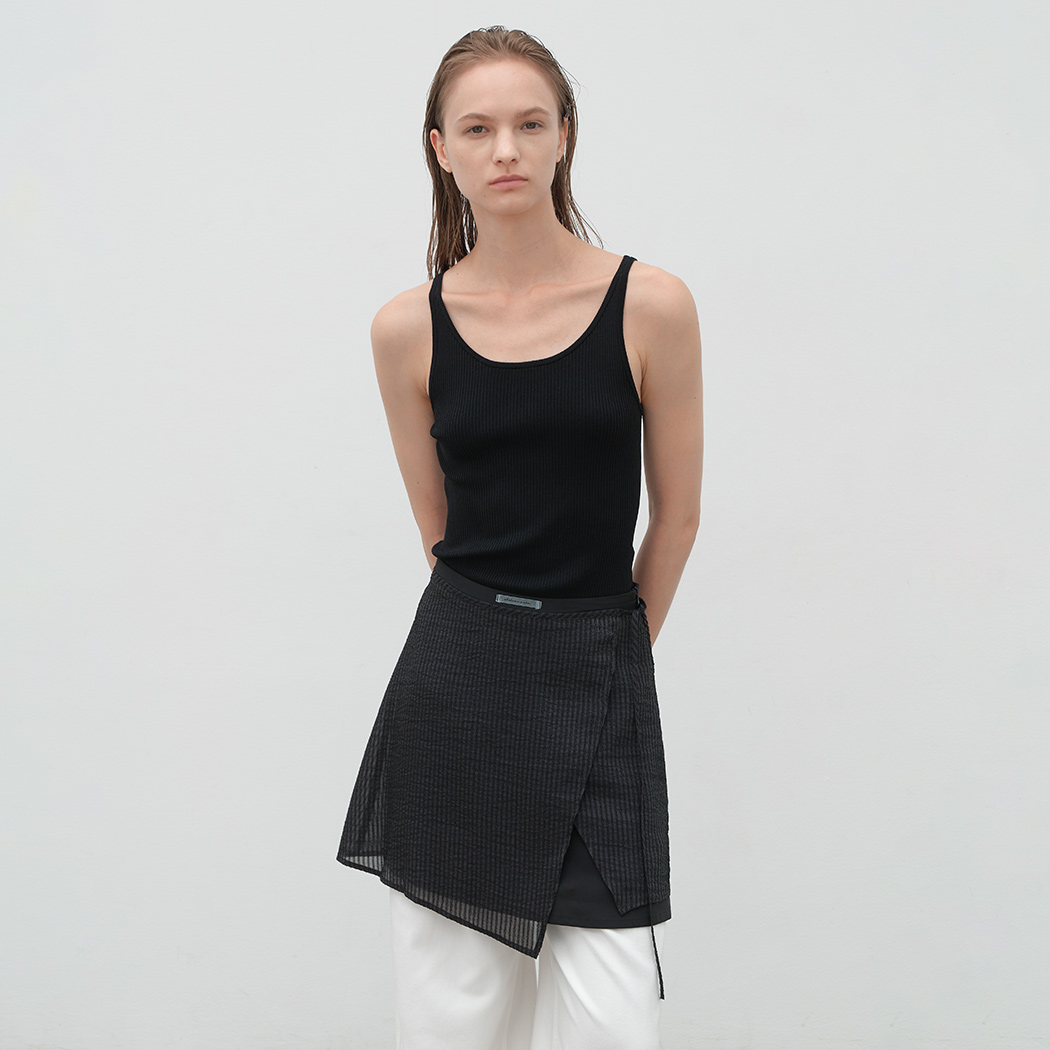 (SK-5016)HEIMISH LAYERED WRAP SKIRT Korea
