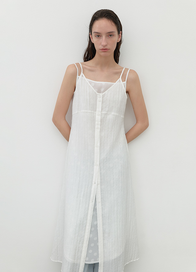 (PT-5639)BANDING STRING ICE WIDE DENIM Korea