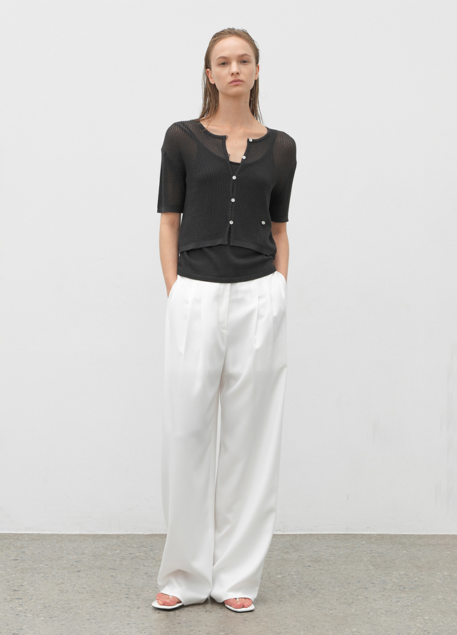(CD-2200)SCACCI TOP&CARDIGAN SET S Korea
