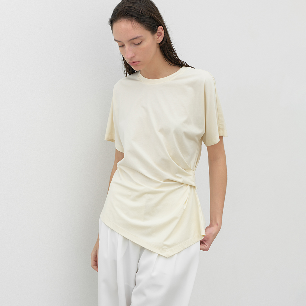 (T-7056)ROWAN UNBALANCE TWIST TEE