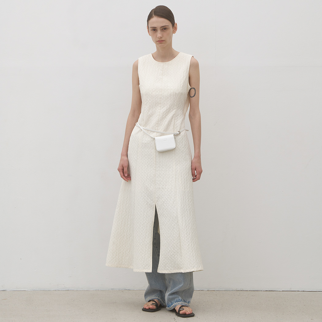 (OP-6168)BACK OPEN MINIMAL DRESS