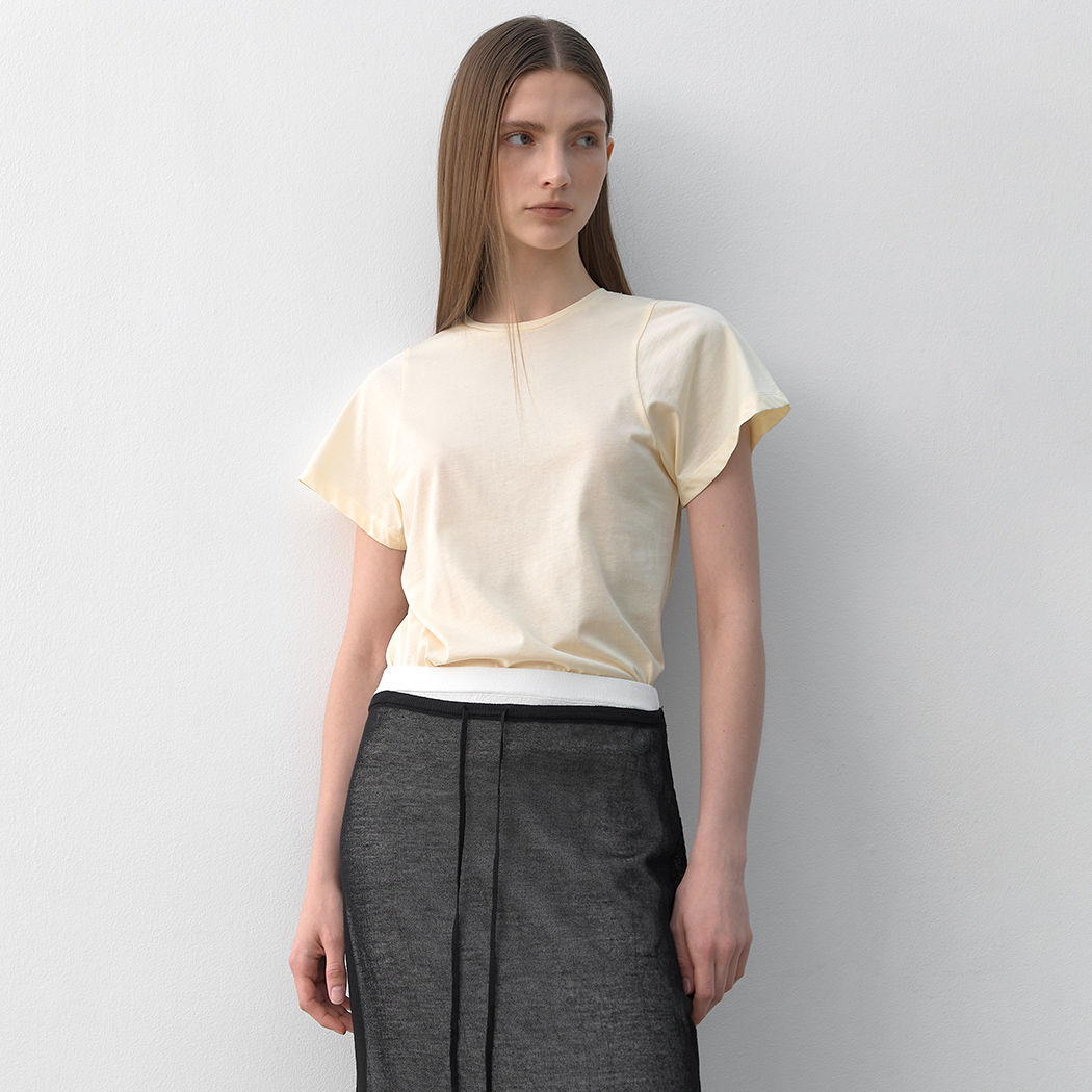 (T-7028)ESSENTIAL LE SLIM TEE