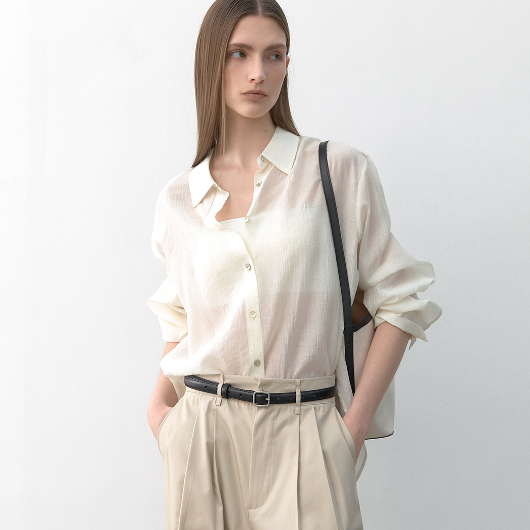 (BL-4314)ESSENTIAL MONA LOGO SHIRT