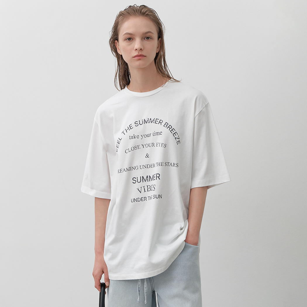 (T-7044)VINTAGE TIME BOXY TEE