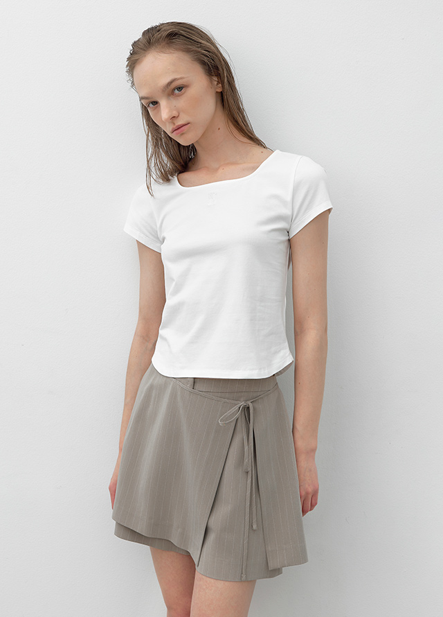 (BL-4315)MONA BACK POINT SHEER SHIRT Korea