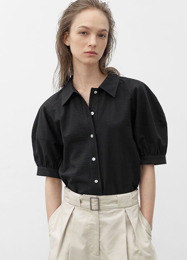 (PT-5642)WAIST DOUBLE STRAP TUCK PANTS Korea
