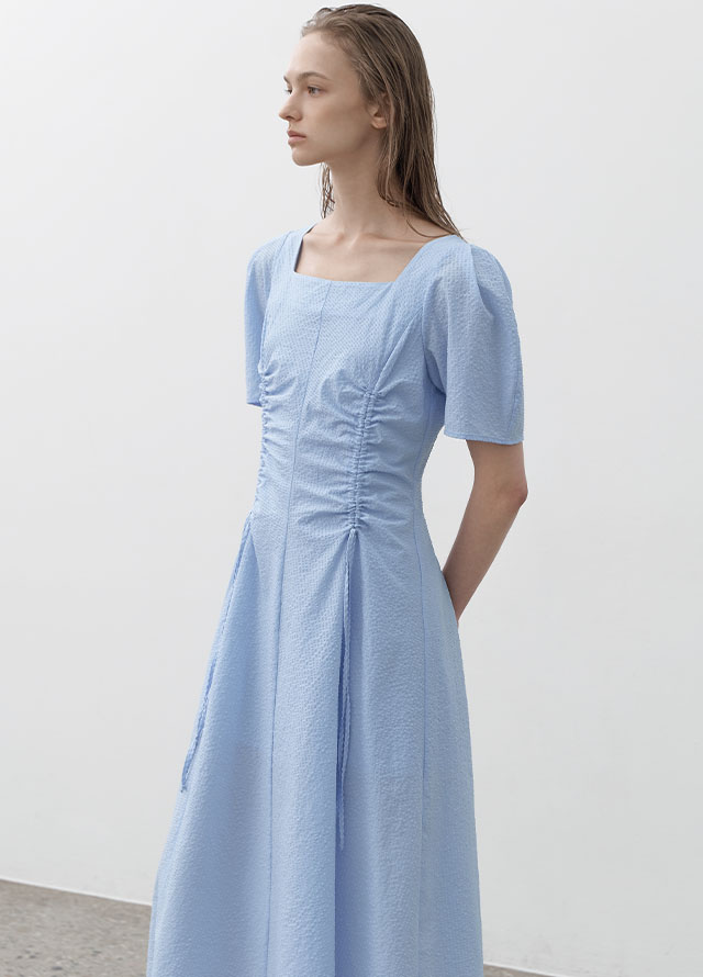 (PT-5639)BANDING STRING ICE WIDE DENIM Korea