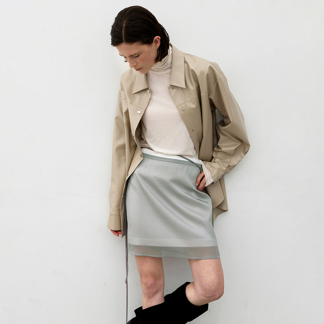 (SK-5056)DORIS SHEER LAYERED SKIRT