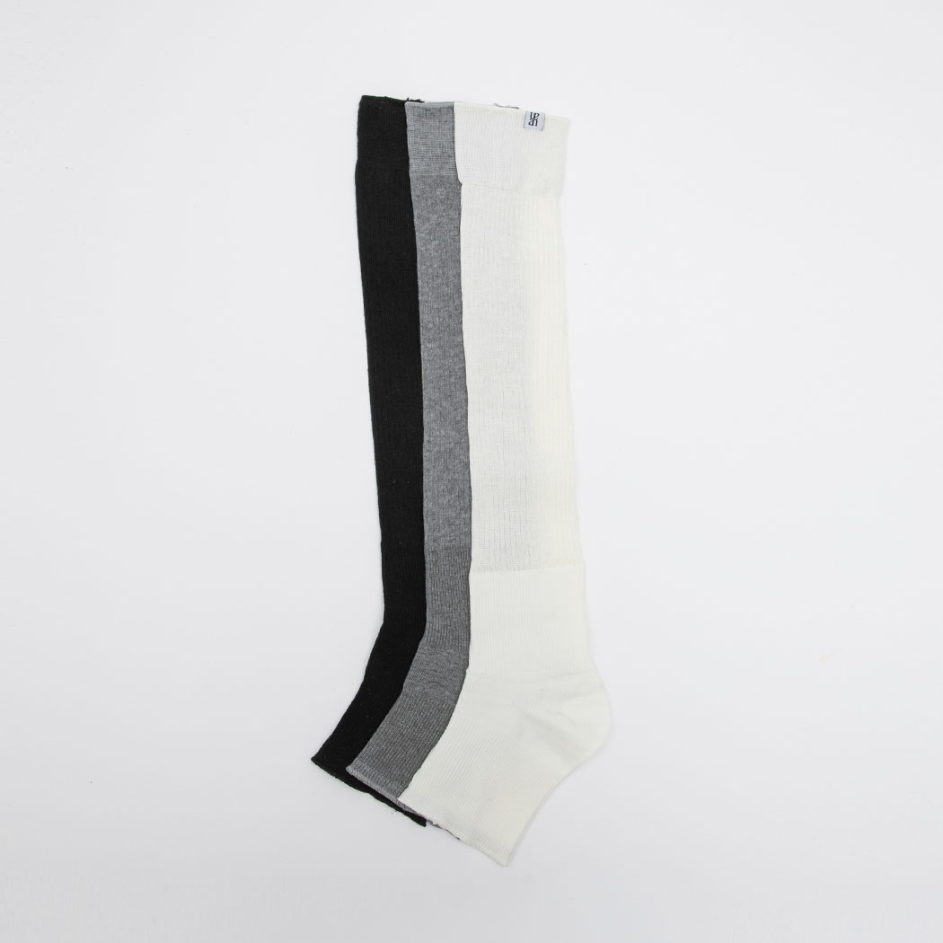 (SC-0050)RIBBED KNEE WARMMER SOCKS