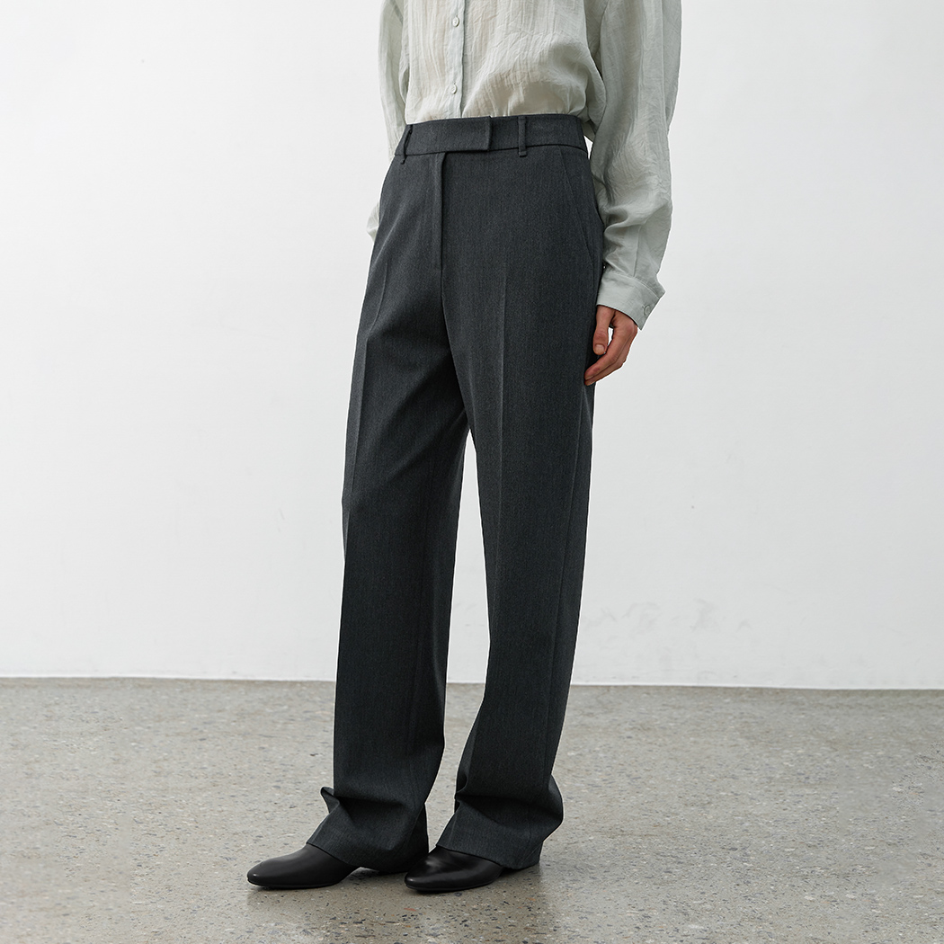 (PT-5694)ESSENTIAL STRAIGHT FIT PANTS