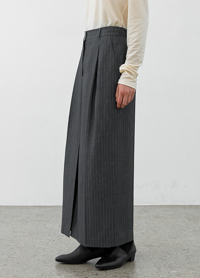 (T-7093)ESSENTIAL BOAT NECK SLIM TEE Korea