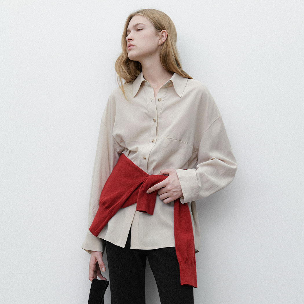 (BL-4356)ORACK FLUID OVERFIT SHIRT