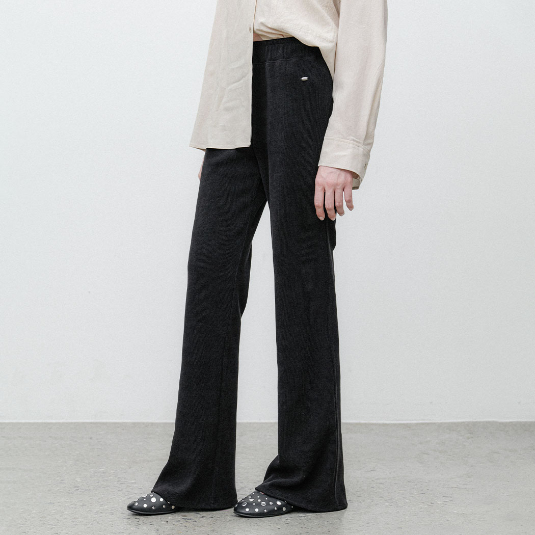 (PT-5706)BANDING BOOTS CUT PANTS