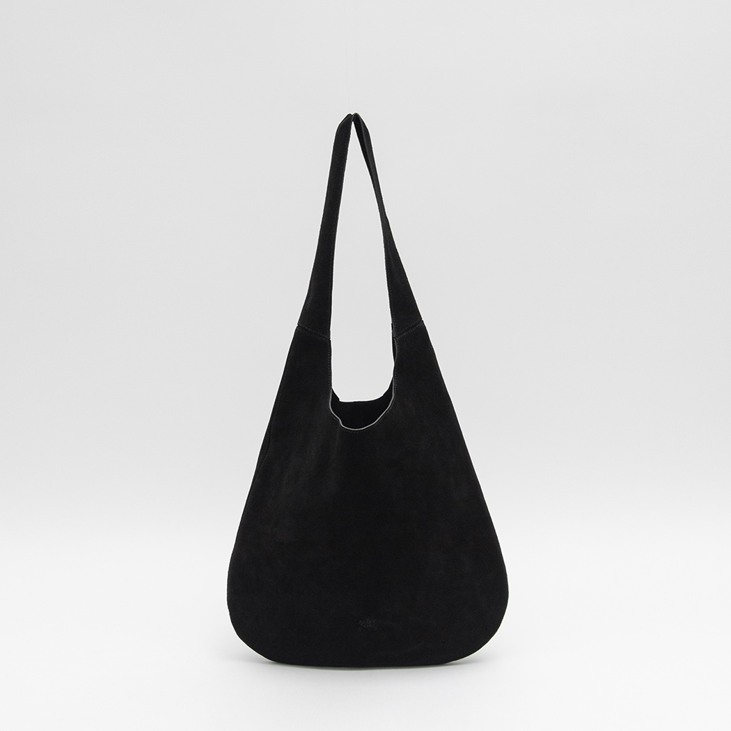 (B-2466)SUEDE ROUND SHOULDER BAG
