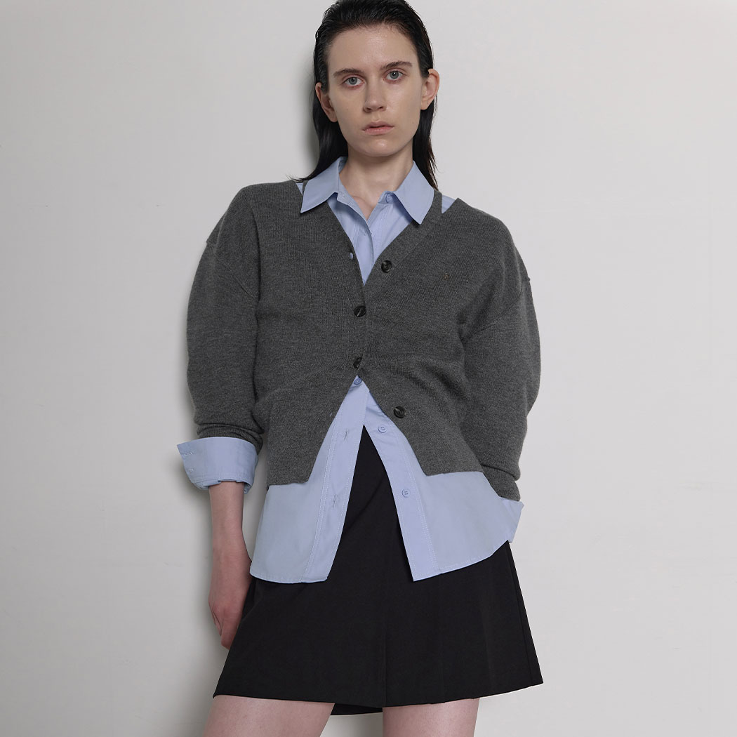 (Z-CD-2069)LOWELL CUTOUT KNIT CARDIGAN