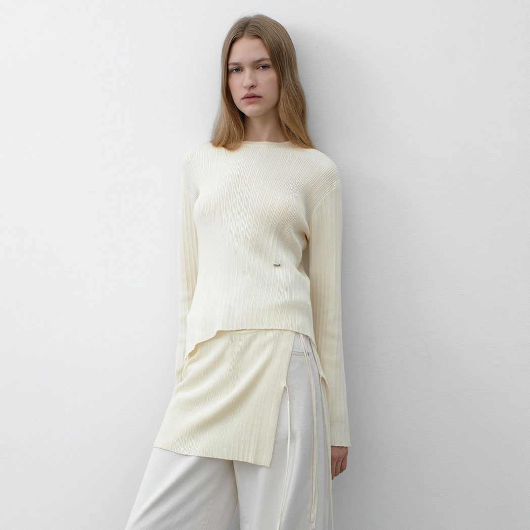 (T-7110)FLOEE KNIT TOP&SKIRT SET S