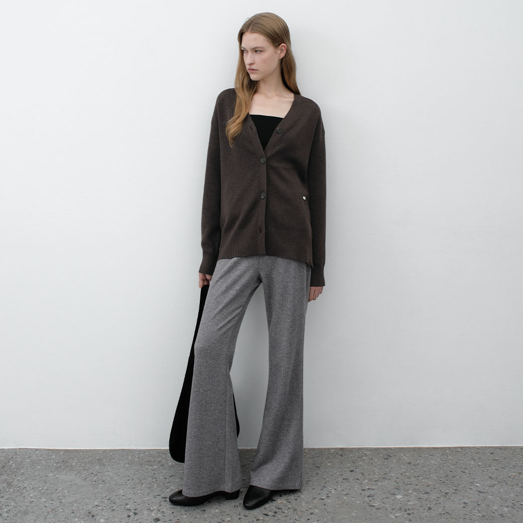 (PT-5707)SOFT BANDING BOOTS CUT PANTS