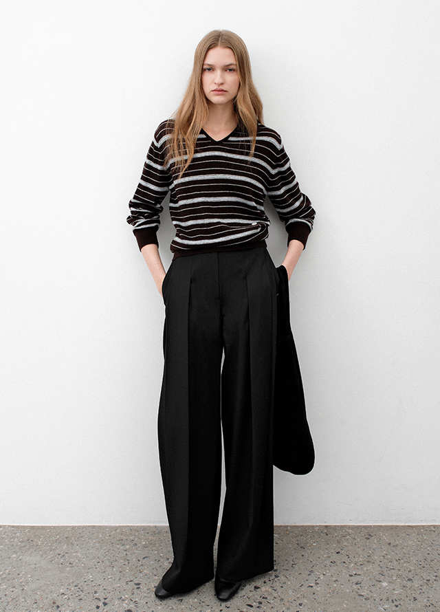 (SK-5035)ZOE SIDE RIBBON WRAP SKIRT Korea
