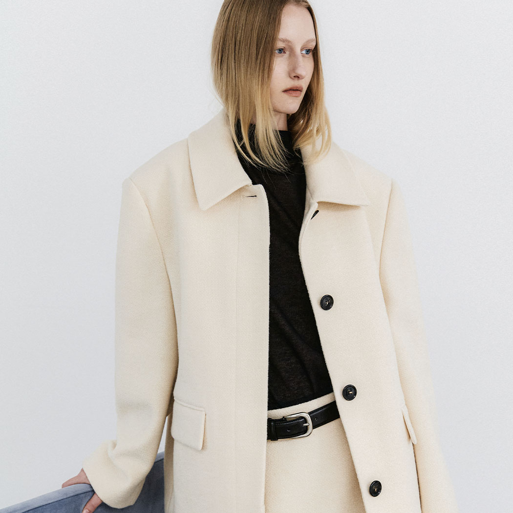 (JK-3049)FAVE TWEED SET-UP JACKET