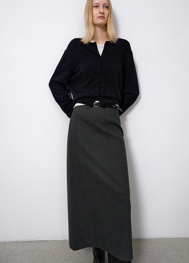 (CD-2237)ESSENTIAL ROUND KONG BUTTON CARDIGAN Korea