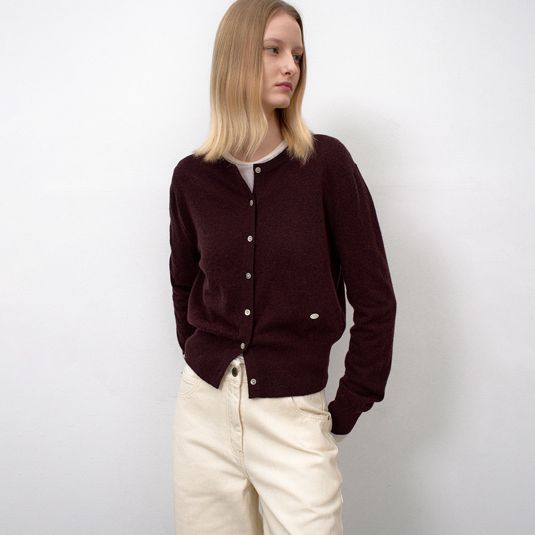 (CD-2241)ESSENTIAL WOOL BLENDED SLIM FIT CARDIGAN