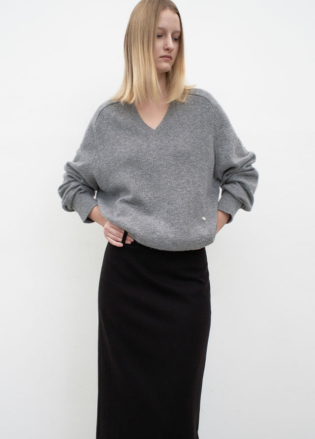 (SK-5066)ESSENTIAL H-LINE LING SKIRT S Korea